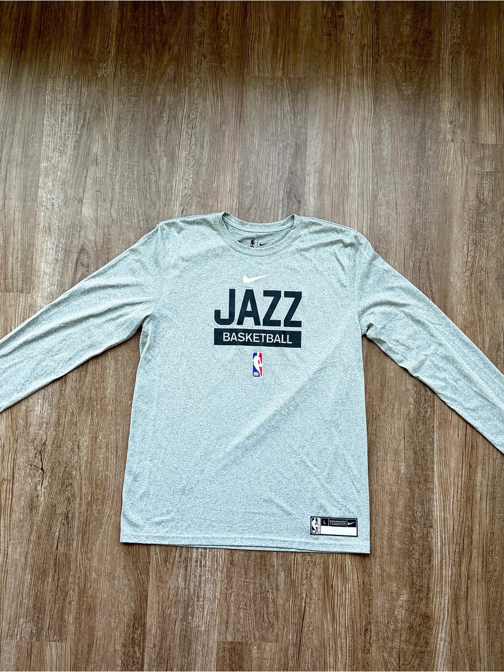 Nike Utah Jazz Dri-FIT NBA Shirt DQ7070-063 Gray Men’s Large